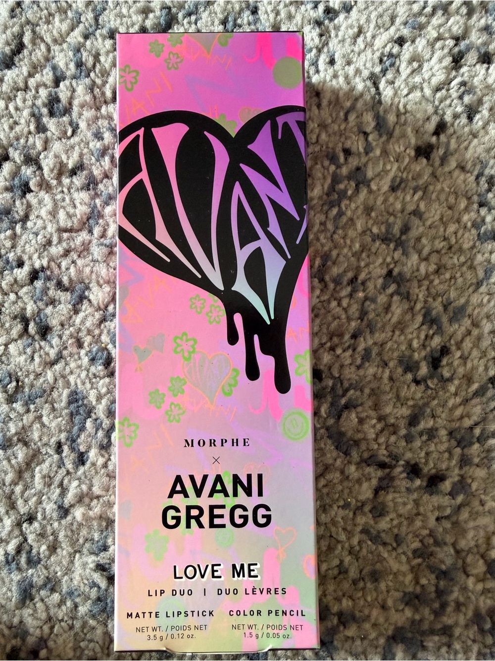 Morphe Avani Gregg Love Me Lip Duo – Pink Gradient Packaging